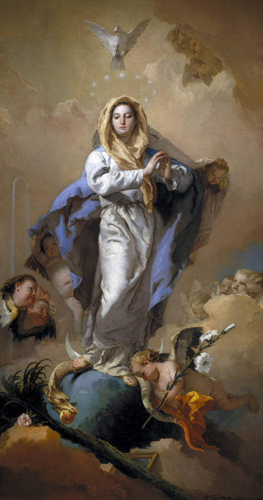 G. TIEPOLO, Immacolata Concezione, Museo del Prado, 1767-1769, Madrid<br>(Per gentile concessione del Museo del Prado di Madrid)
