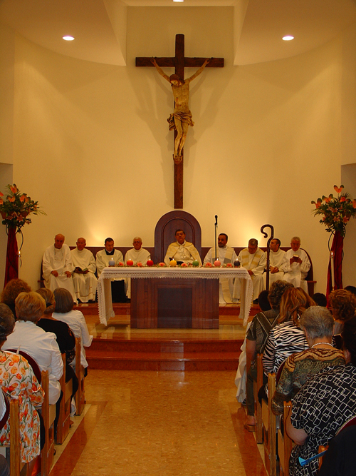 La liturgia di inaugurazione del nuovo assetto liturgico (luglio 2006)
