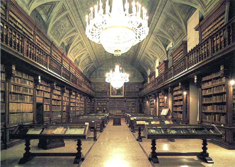 Milano, Biblioteca Braidense, salone Maria Teresa