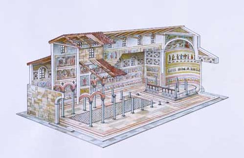 Bergamo: ricostruzione grafica della prima cattedrale