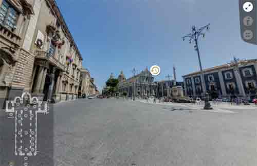Catania: vista virtuale della Cattedrale