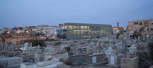 Centro per la Pace di Jaffa, vista esterna (foto Amit Geron courtesy Studio Fuksas).